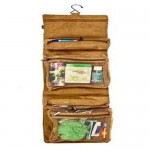 VIAGGI Toiletry Organizer - Beach Brown